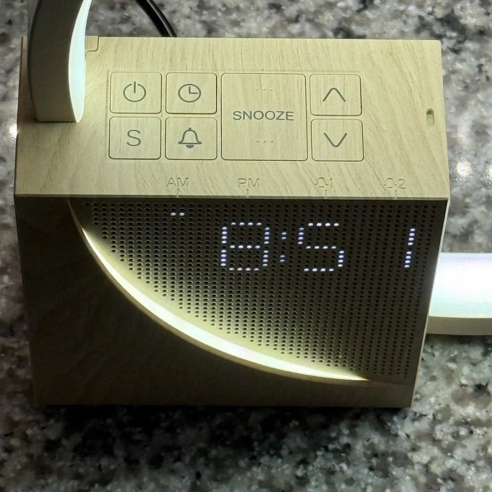 Vivilumens Sunrise Alarm Clock for Heavy Sleepers Adults, Wake-up Light NO CABLE